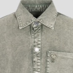 ami Adc Washed Overshirt – Laurel