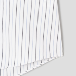 ami Ami Label Camp Collar Shirt – White/Blue