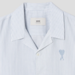 ami Adc Jacquard Boxy Sl Shirt – Light Blue