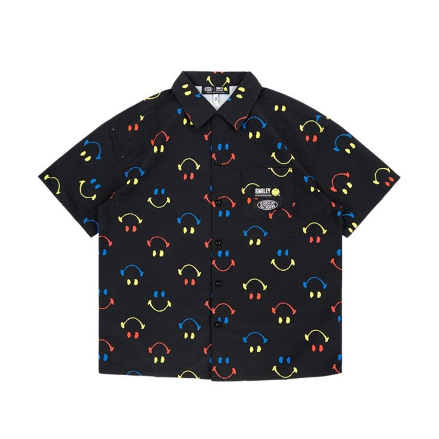 ICEBISCUIT [Junior] Smiley Originals® Nylon Shirt_IB52SH711