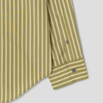 ami Ami Label Striped Boxy Shirt – Curry