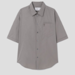 ami Adc Tonal Boxy Fit Sl Shirt – Ash
