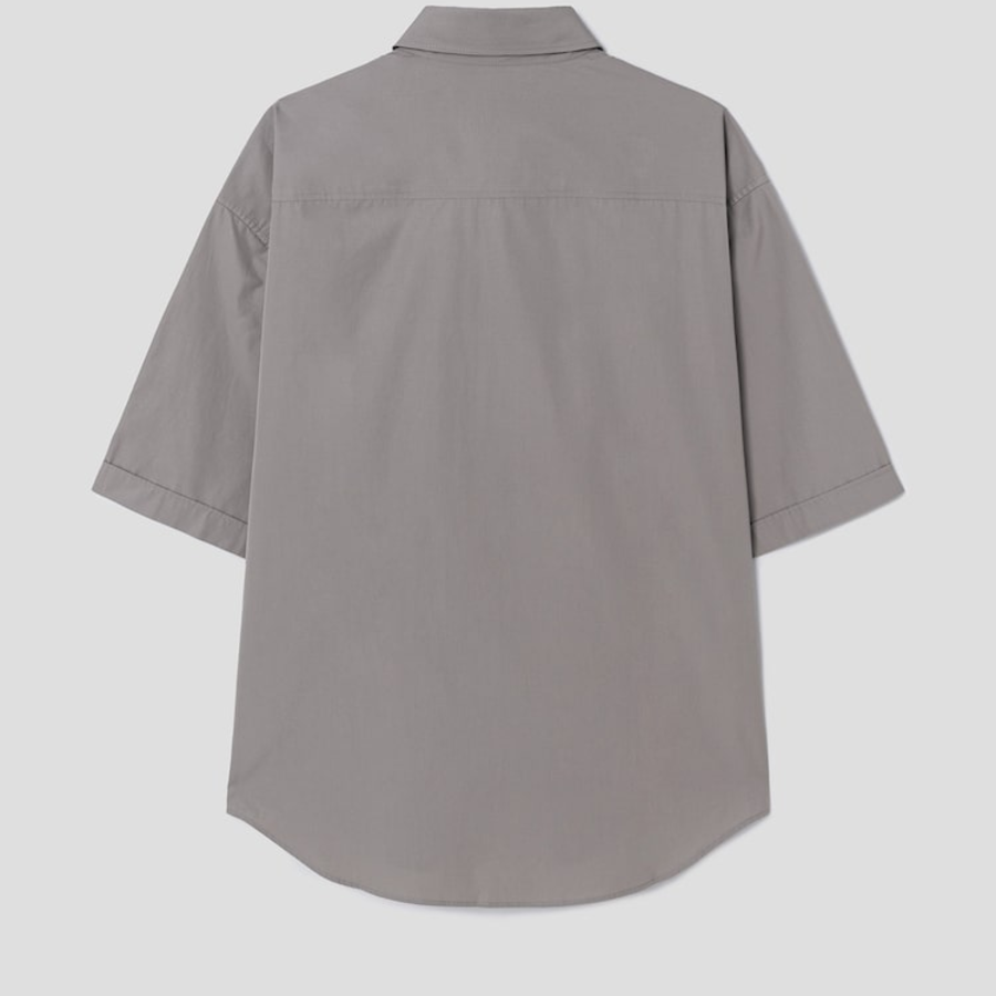 ami Adc Tonal Boxy Fit Sl Shirt – Ash