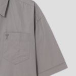 ami Adc Tonal Boxy Fit Sl Shirt – Ash