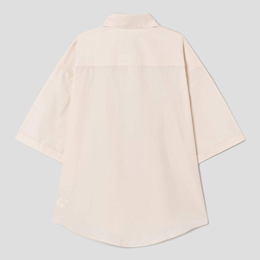 ami Adc Tonal Boxy Fit Sl Shirt – Cream