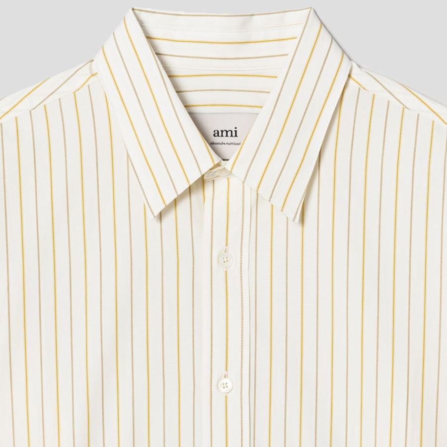 ami Ami Label Classic Shirt – Curry