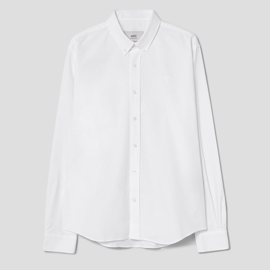 ami Adc Tonal Classic Shirt – White