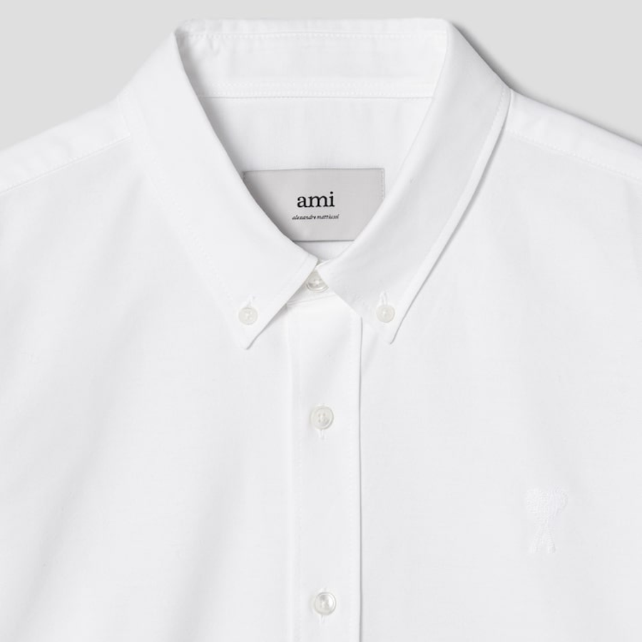 ami Adc Tonal Classic Shirt – White