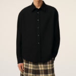 ami Gold Adc Boxy Fit Shirt – Black