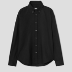 ami Gold Adc Boxy Fit Shirt – Black