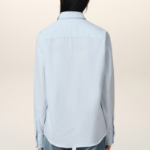 ami Adc Striped Shirt – Sky Blue