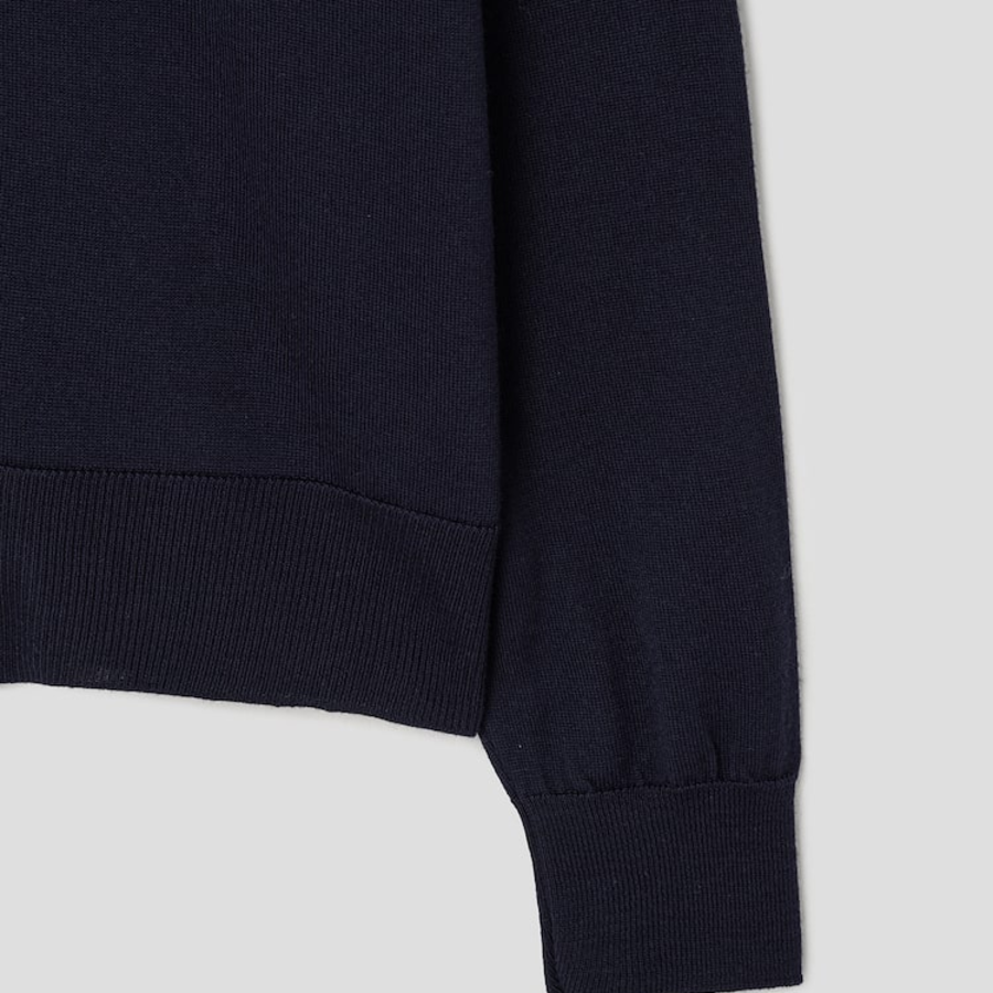 ami Red Adc Polo Cardigan – Night Blue