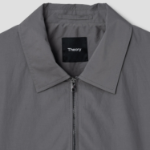 Theory Men Soft Lawn Zip Bluson - Carbon