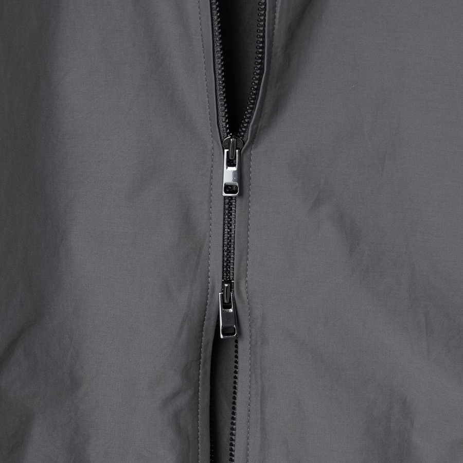 Theory Men Soft Lawn Zip Bluson - Carbon