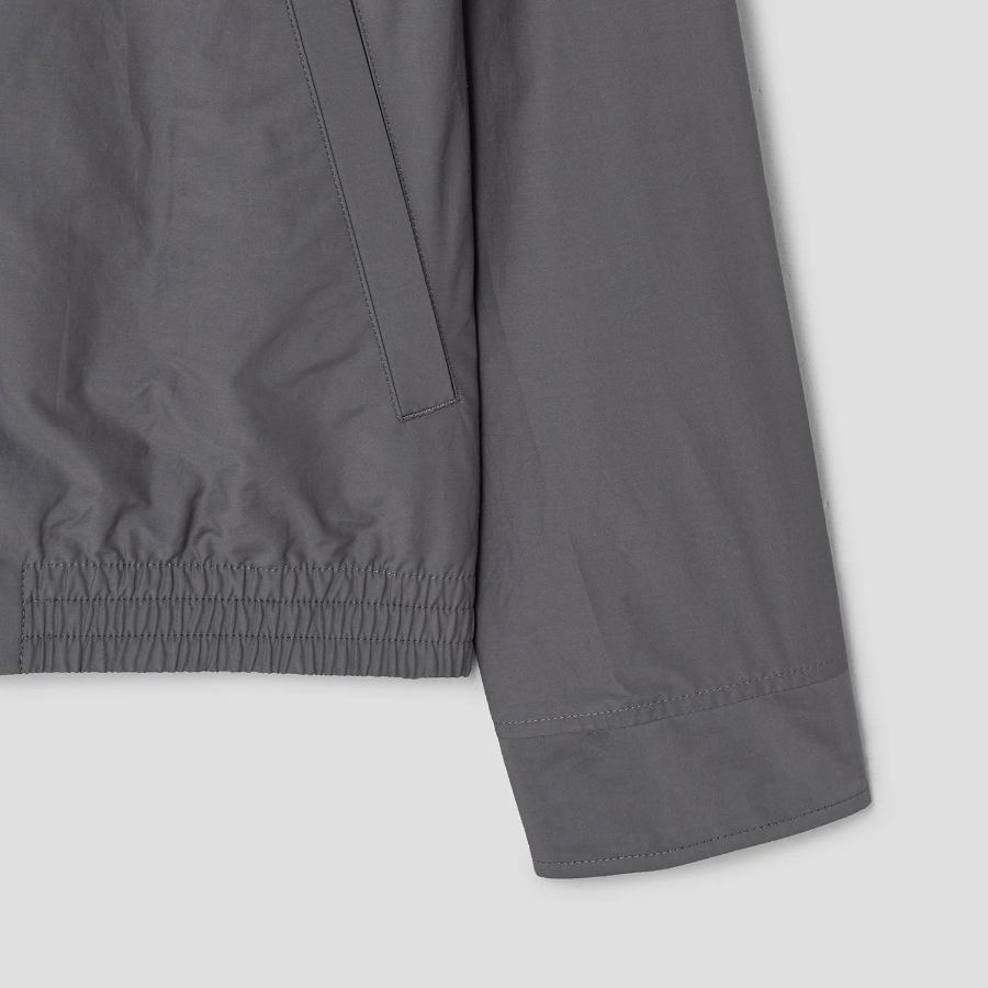 Theory Men Soft Lawn Zip Bluson - Carbon