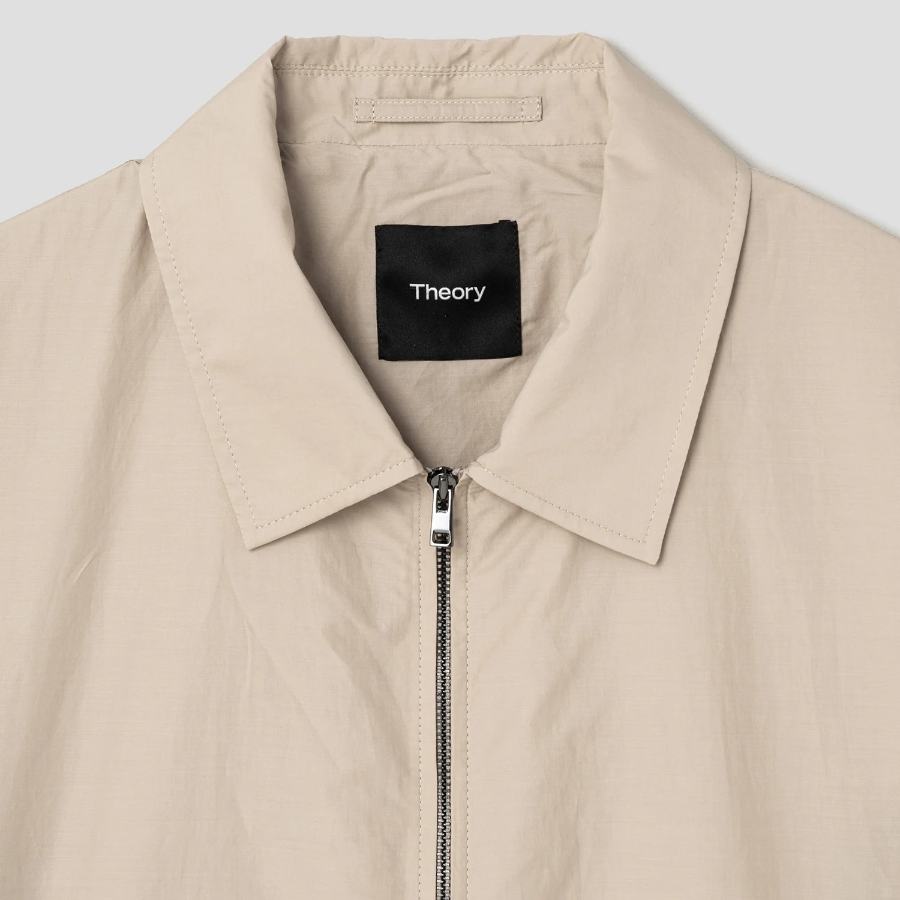 Theory Men Soft Lawn Zip Bluson - Chino