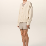 ami Ami Embroidered Cardigan – Cream