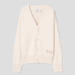 ami Ami Embroidered Cardigan – Cream
