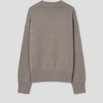 ami Ami Embroidered Cardigan – Ash