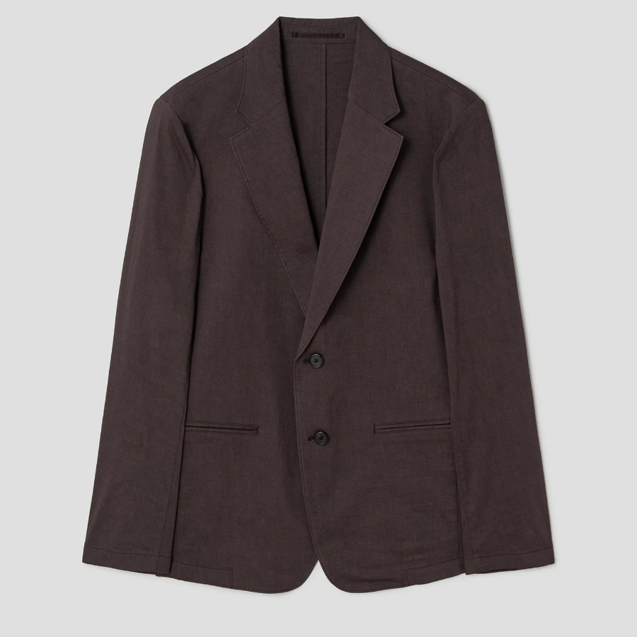 Theory Men Good Crunch Clinton Jacket - Dark Mocha