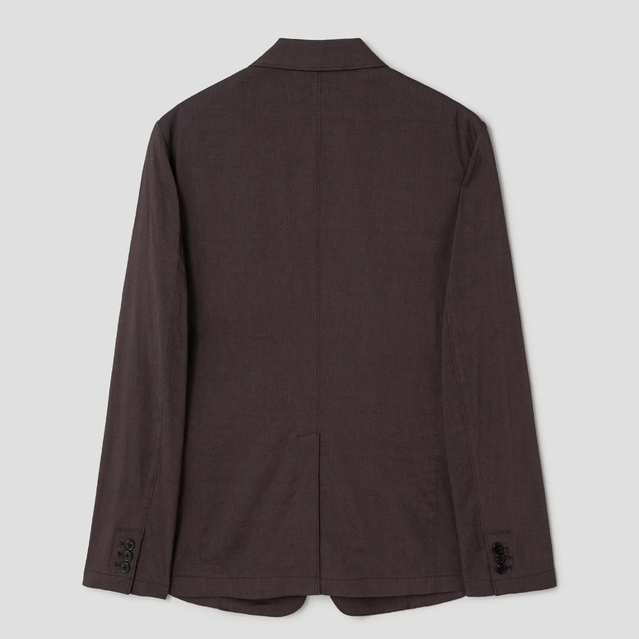 Theory Men Good Crunch Clinton Jacket - Dark Mocha