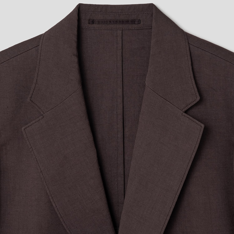 Theory Men Good Crunch Clinton Jacket - Dark Mocha