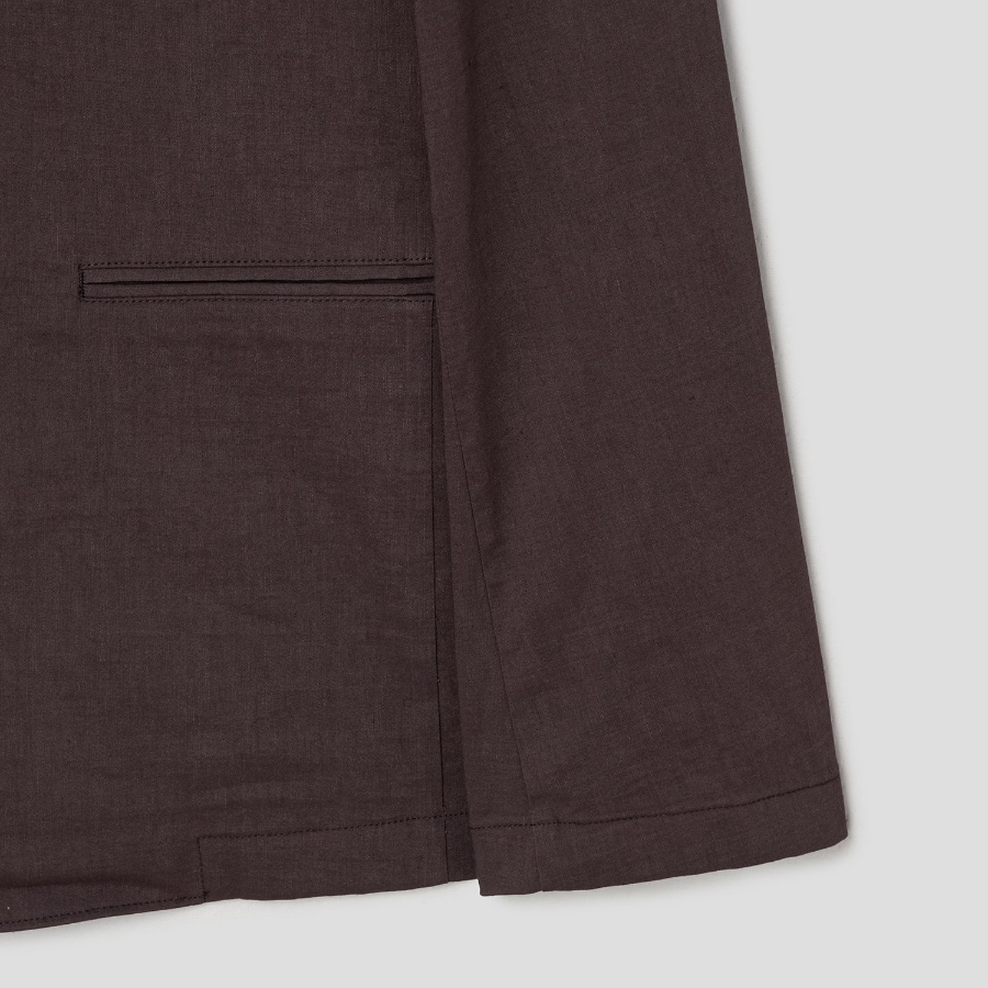 Theory Men Good Crunch Clinton Jacket - Dark Mocha