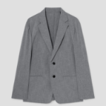 Theory Men Perform Suit Clinton Jacket - Medium Grey Melange