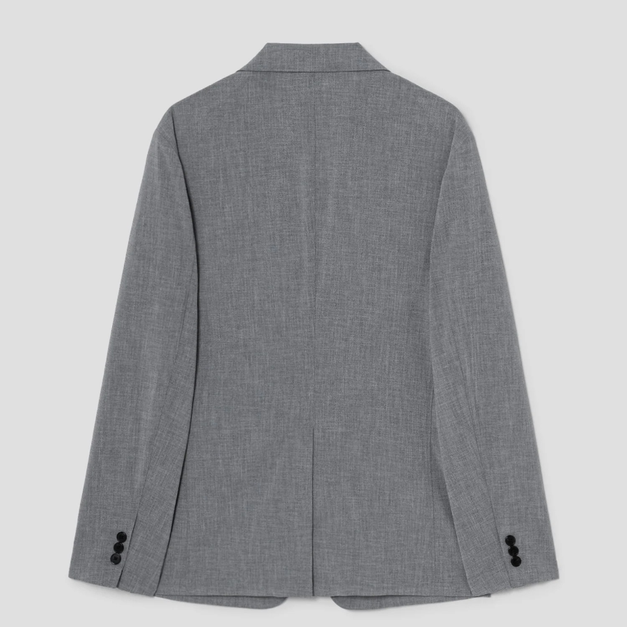 Theory Men Perform Suit Clinton Jacket - Medium Grey Melange