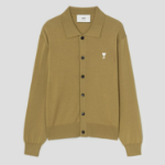 ami Off White Adc Polo Cardigan – Havana