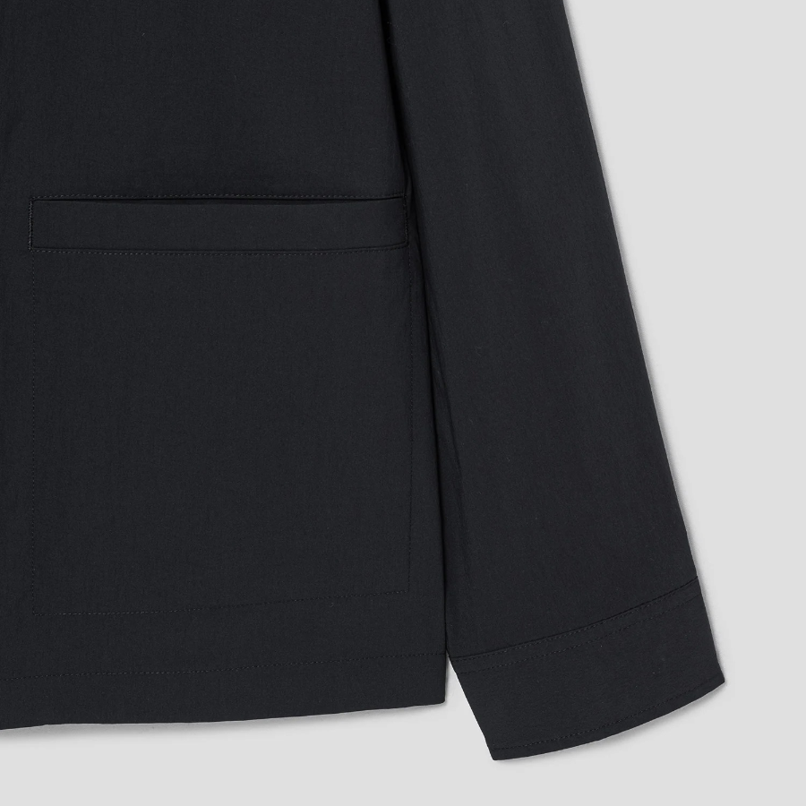 Theory Men Perform Poplin Chore Jacket - Black