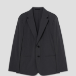 Theory Men Perform Poplin Clinton Jacket - Dark Grey