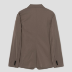 Theory Men Nylon Texture Boxy Blazer Jacket - Walnut