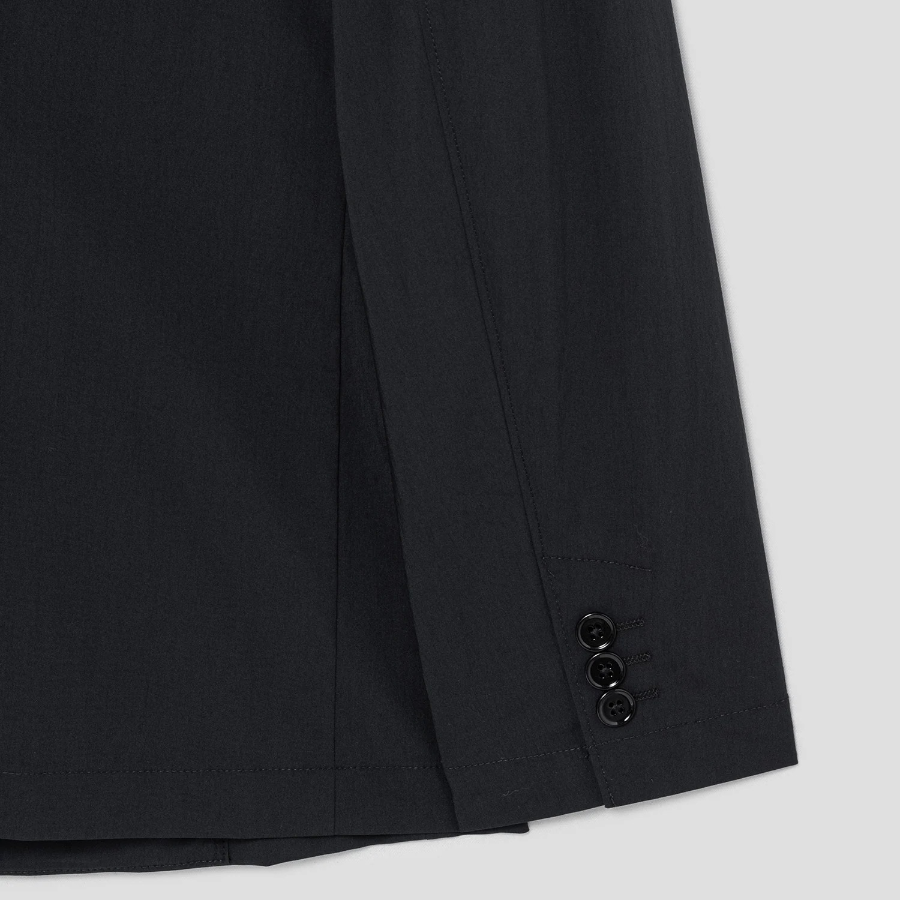 Theory Men Perform Poplin Clinton Jacket - Black