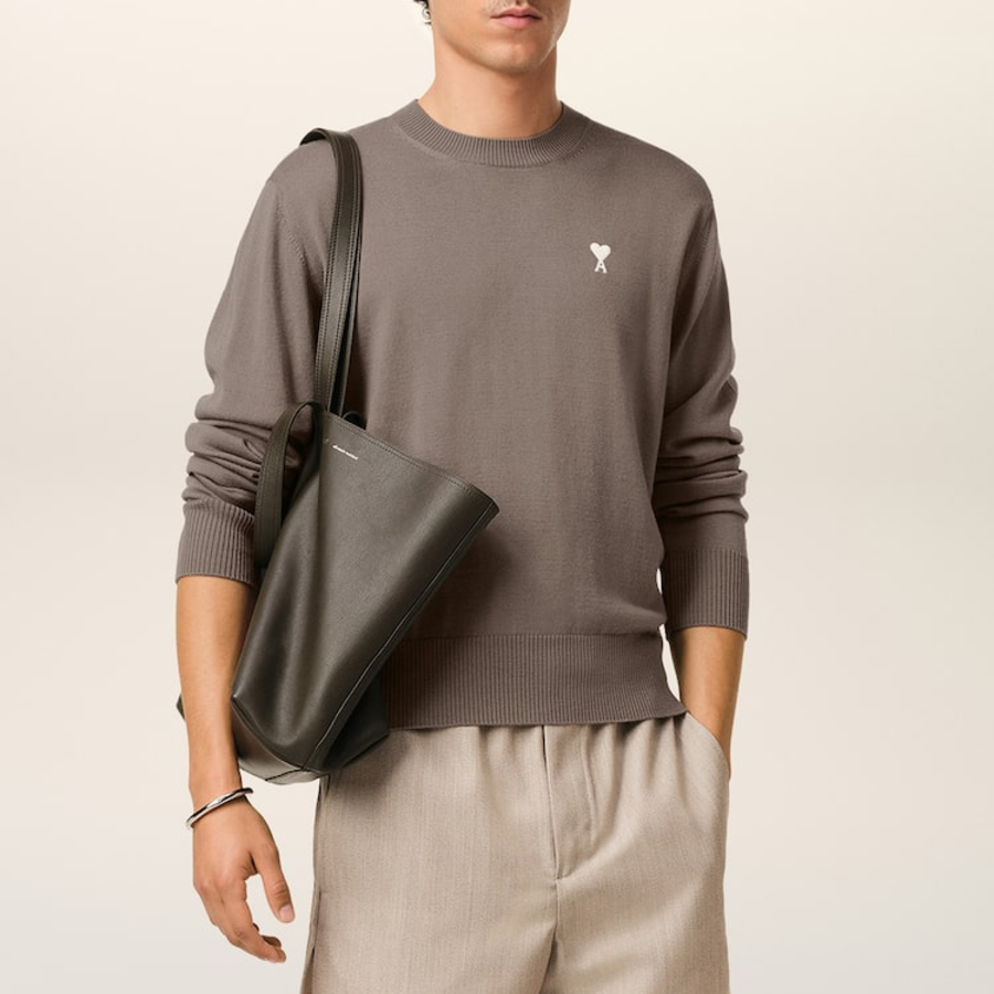 ami Off White Adc Sweater – Ash