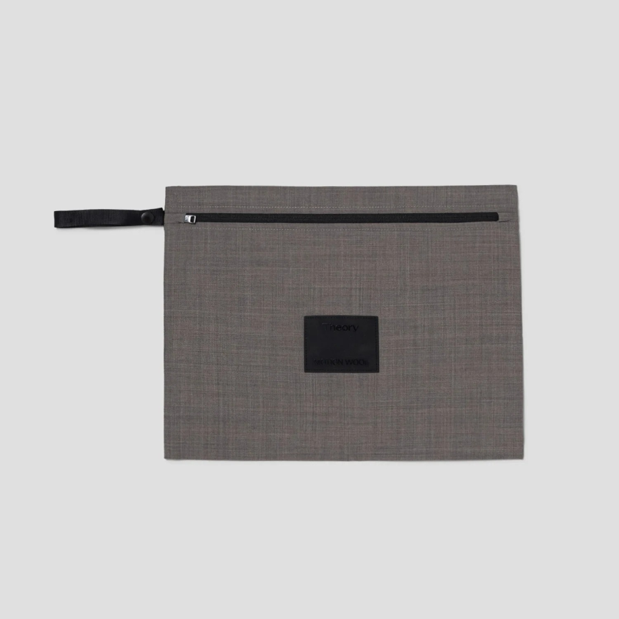 Theory Men Motion Wool Clinton Jacket - Walnut Melange