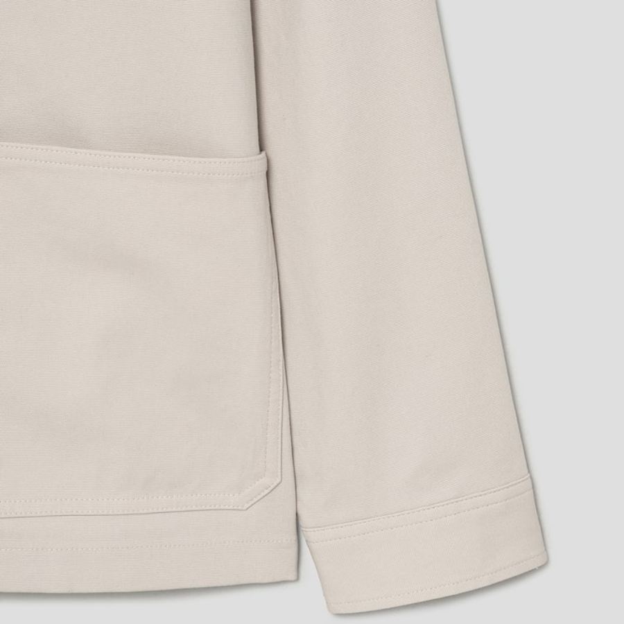 Theory Men Canvas Stretch Utility Coat - Sand