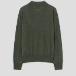 ami Tonal Adc Wool Silk Polo – Loden