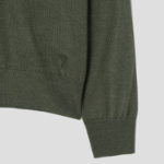 ami Tonal Adc Wool Silk Polo – Loden