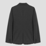 Theory Men Motion Wool Boxy Blazer Jacket - Charcoal Melange