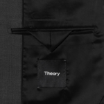 Theory Men Motion Wool Boxy Blazer Jacket - Charcoal Melange