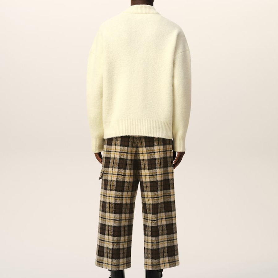 ami Gold Adc Cardigan – Off-White