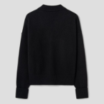 ami Intarsia Adc Cardigan – Black