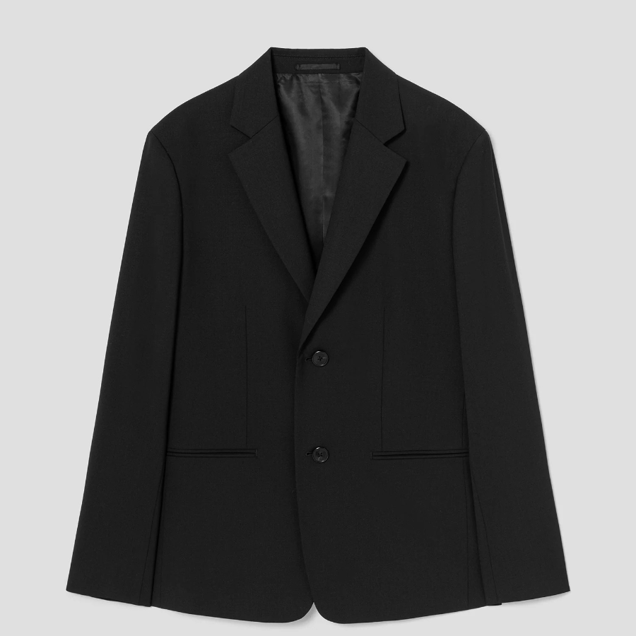 Theory Men New Tailor Boxy Blazer Jacket - Deep Black