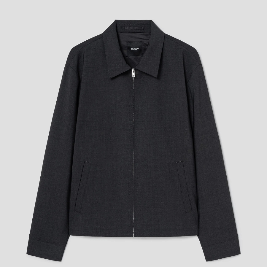 Theory Men New Tailor Hazelton Jacket - Dark Charcoal