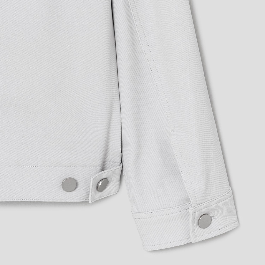 Theory Men Neoteric Twill Workwear Jacket - Fog