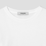 8 seconds Basic Round Neck Short Sleeve T-Shirt — White