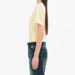 8 seconds Basic Round Neck Short Sleeve T-Shirt — Yellow