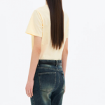 8 seconds Basic Round Neck Short Sleeve T-Shirt — Yellow