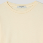 8 seconds Basic Round Neck Short Sleeve T-Shirt — Yellow